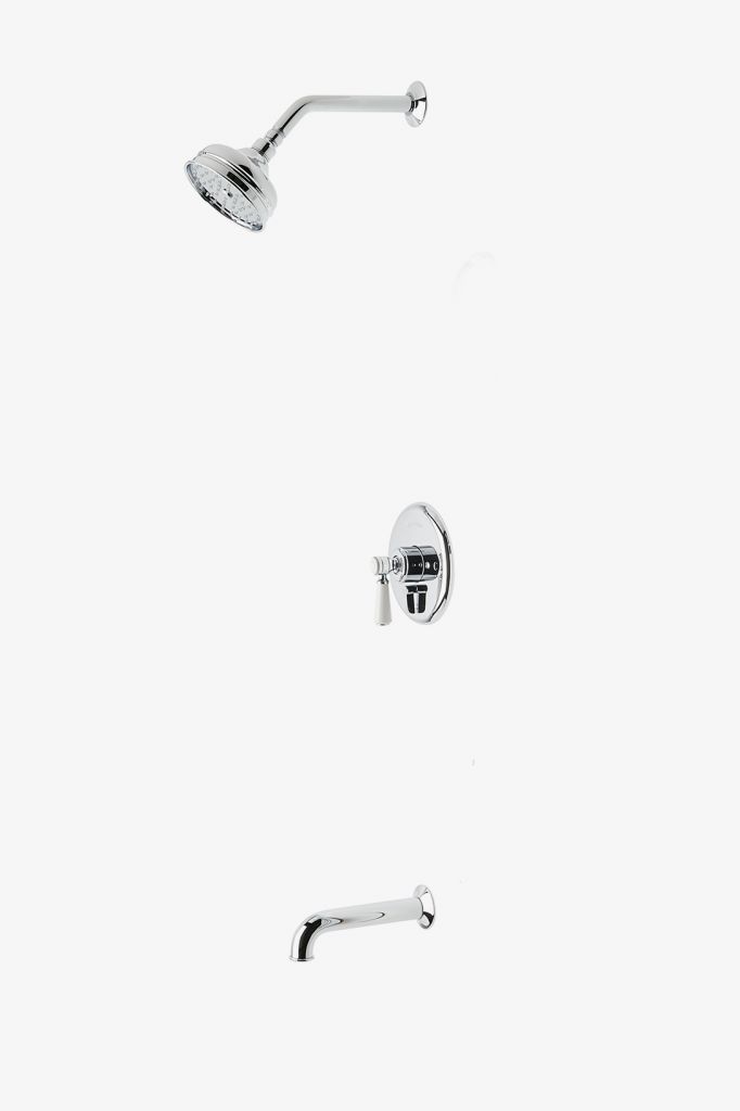 HGSP05 Душевая кабина Highgate с балансировкой давления, 5-дюймовая розетка для душа и излив для ванны Waterworks 