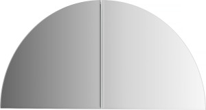 BY 1438 Зеркальная плитка с фацетом 5 mm - комплект 2 шт EVOFORM Refractive