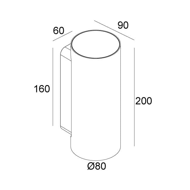 Металлические светодиодные наружные настенные светильники Deltalight Nocta ARCH-00034727 - Вид №6