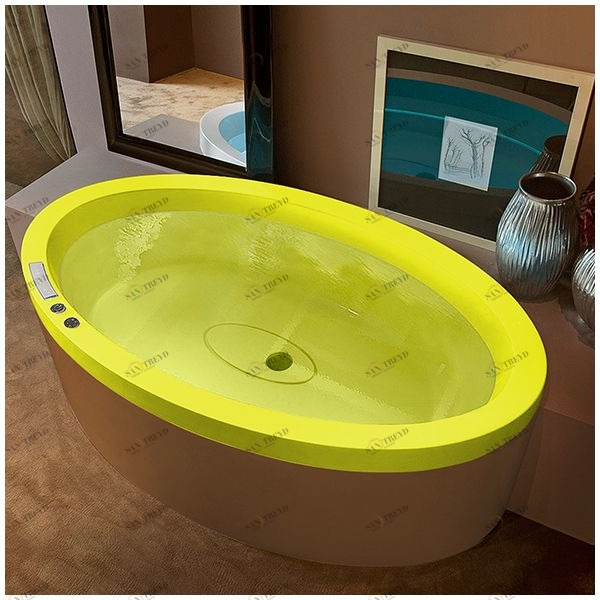 Ванна GRUPPO TREESSE Eos 190 VTL-V8491-Z жёлтая овальная VTLV8491Z