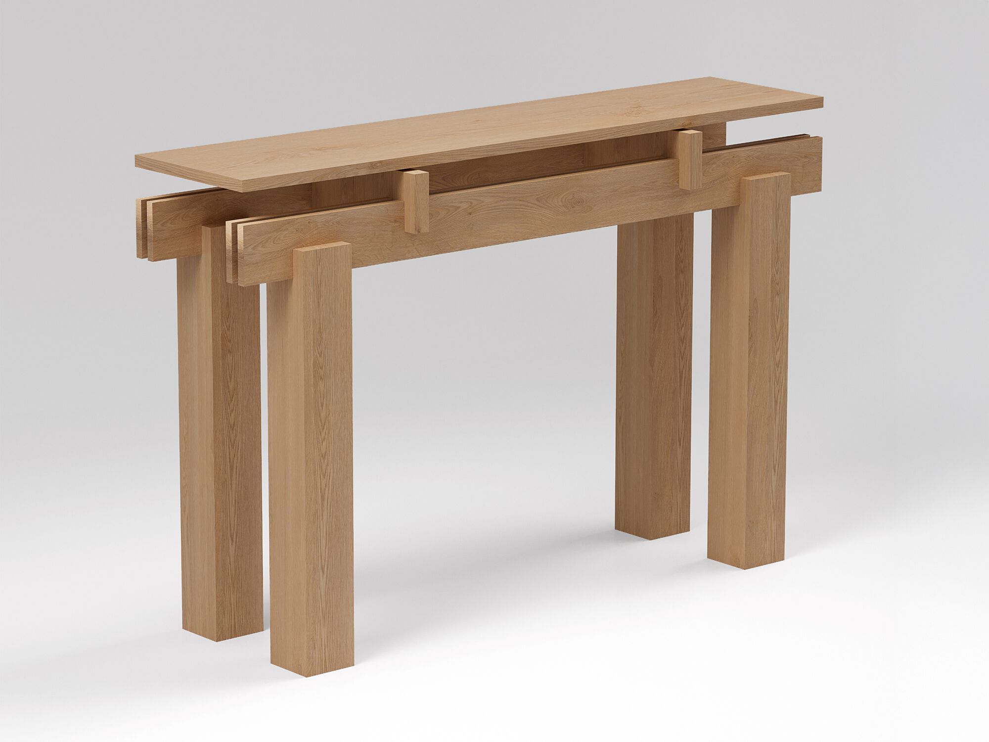 Прямоугольная дубовая консоль YET. Design Studio Off_Grid ARCH-00085462 - Вид №2