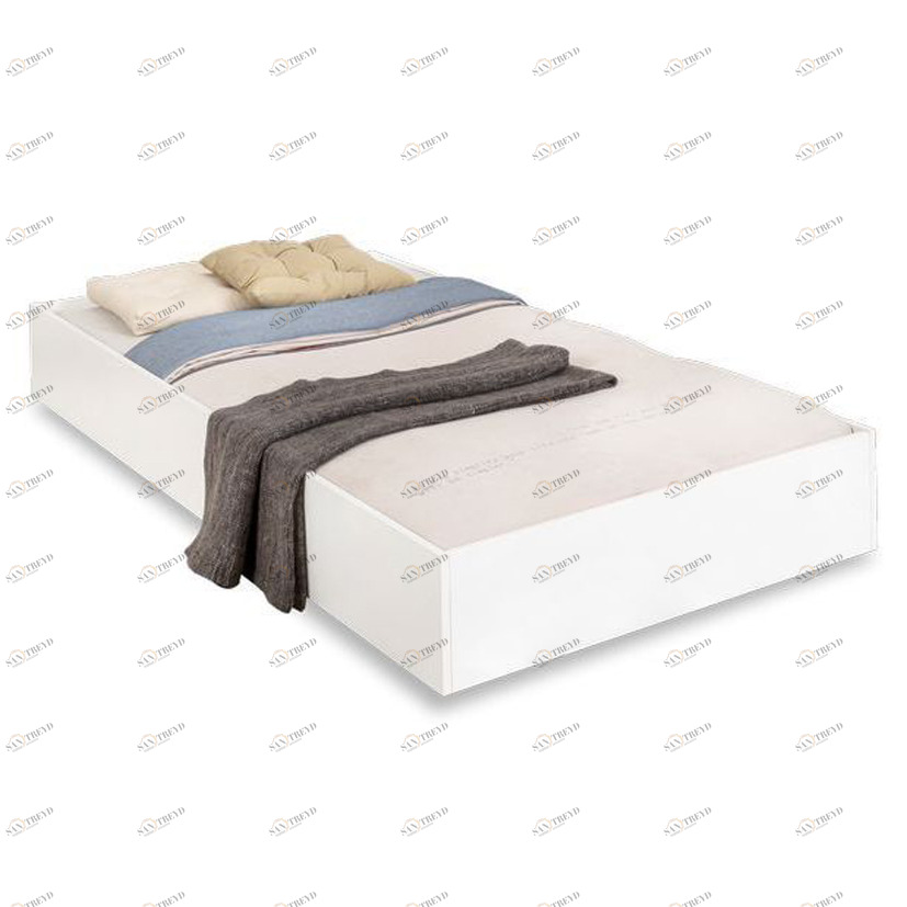 Кровать выдвижная детская белая 90х190 см White CILEK WHITE 00-3832124 Белый Santreyd 