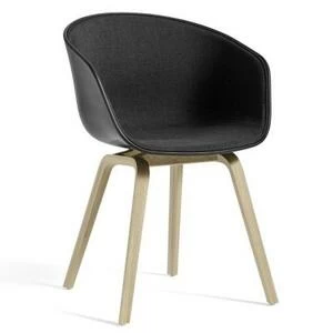 Стул AAC22 мягкий, темно-серый со светлыми ножками