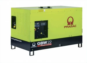 Дизельный генератор Pramac GBW22P в кожухе с АВР (380 V)