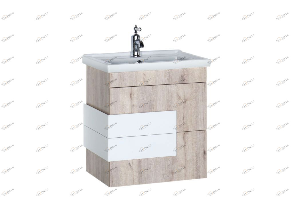 Тумба с раковиной Aquanet Мадейра 60 дуб кантри 0018306900182322