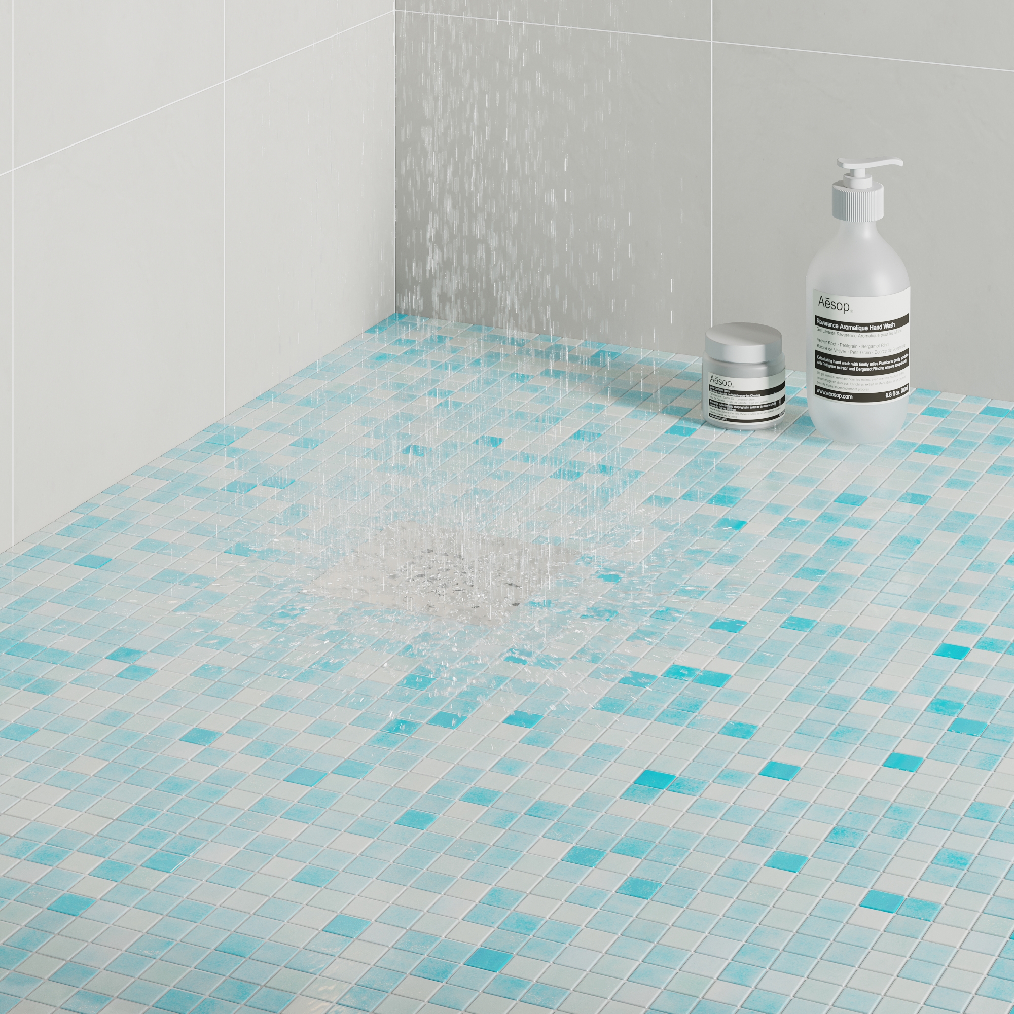 83681528 Мозаика Laguna Aqua стекломасса 31.1x4.9 см цвет разноцветный Мозаика Onix STLM-0043357 Santreyd  - Вид №7