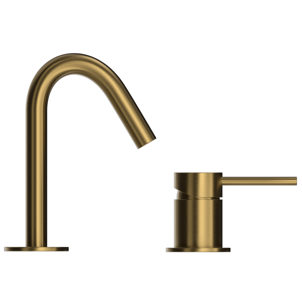 R330-B Моноблочный смеситель из матовой латуни duten 