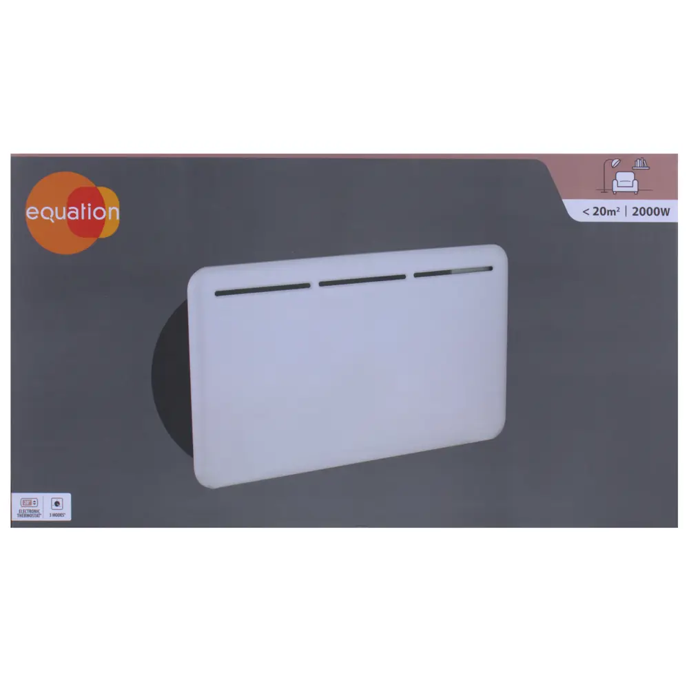 Конвектор электрический напольный Equation с механическим термостатом, 2000 Вт STLM-2108838 - Вид №4