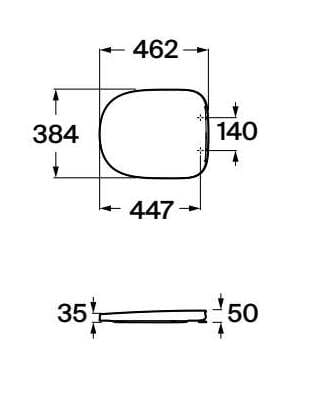 Мягкое пластиковое сиденье для унитаза Roca Beyond ARCH-00138559 - Вид №1