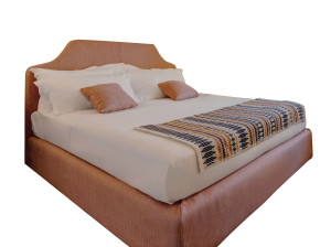 Съемная двуспальная кровать из ткани