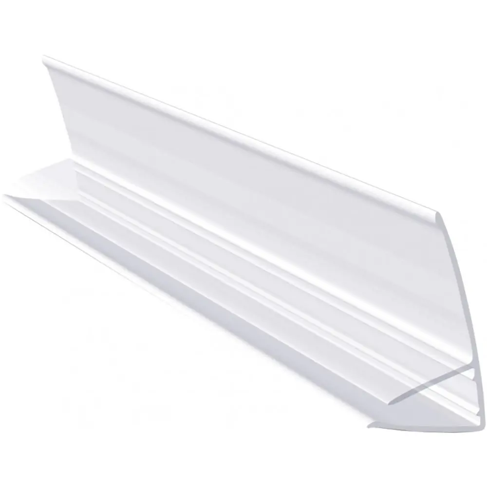 Профиль Domani-Spa Simple F-образный для стекла двери душевой кабины низкий поддон STLM-2084379