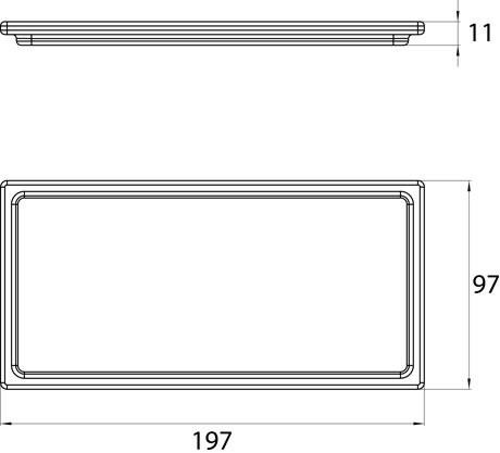 Emco Bad Стеклянная полка для ванной Liasion sun-id-1435223 - Вид №1