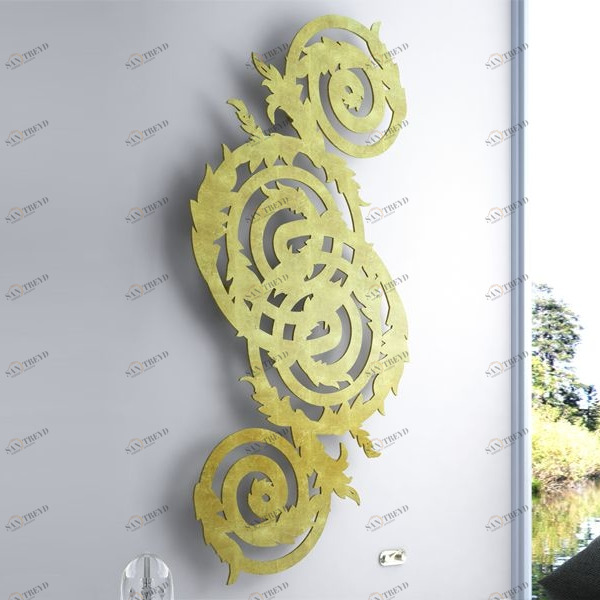 Hotech Дизайн-радиатор с отделкой сусальным золотом Prestige Collection Bernini