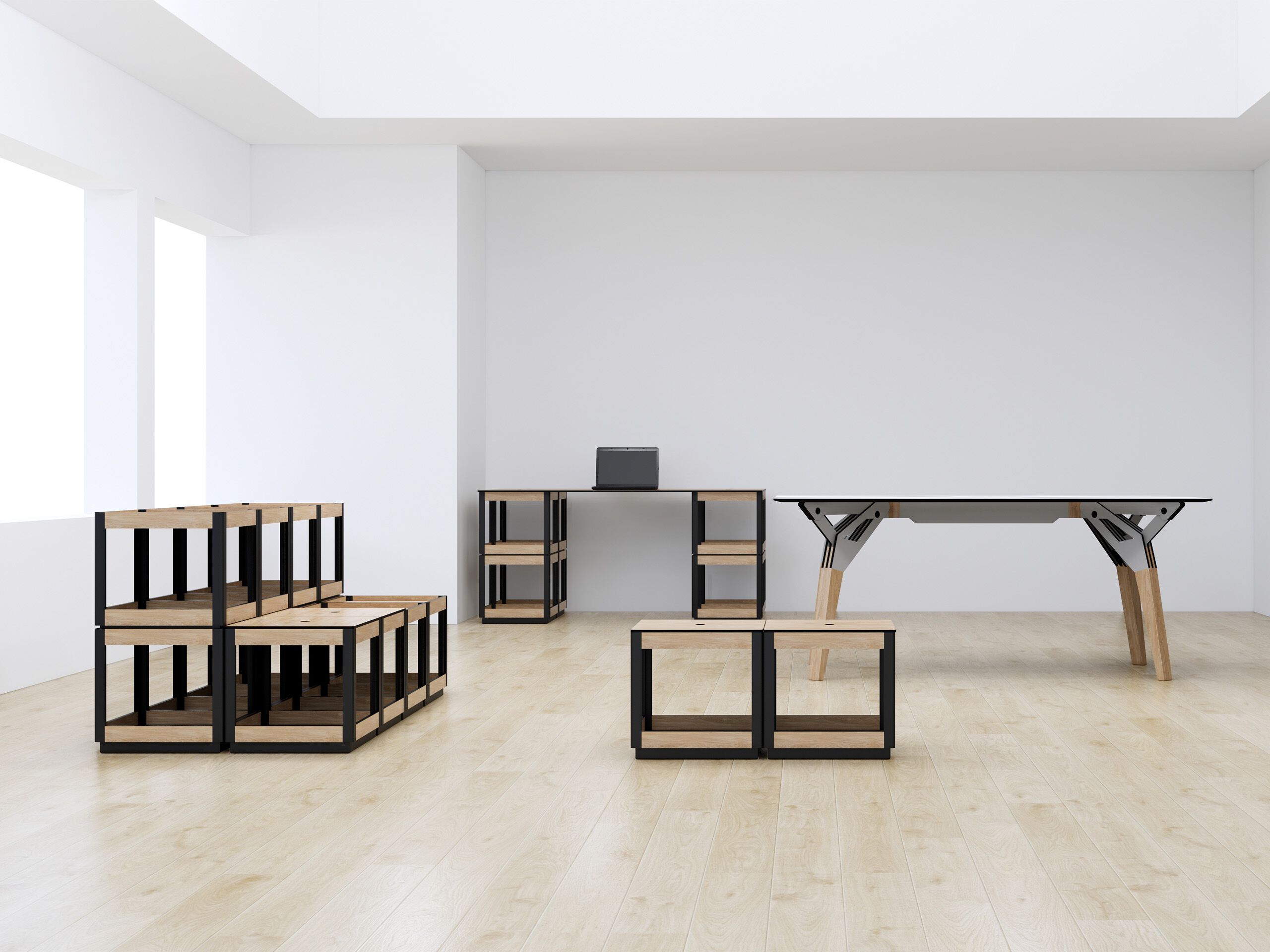 Модульная офисная мебель MaxForm Cross ARCH-00129265