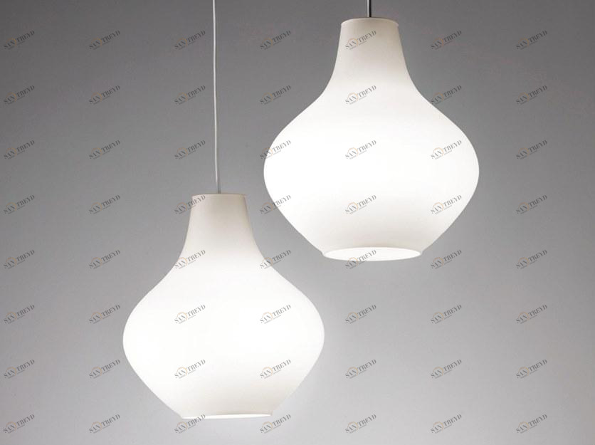 AiLati Светодиодная подвесная лампа из опалового стекла Sixties sun-id-1478008