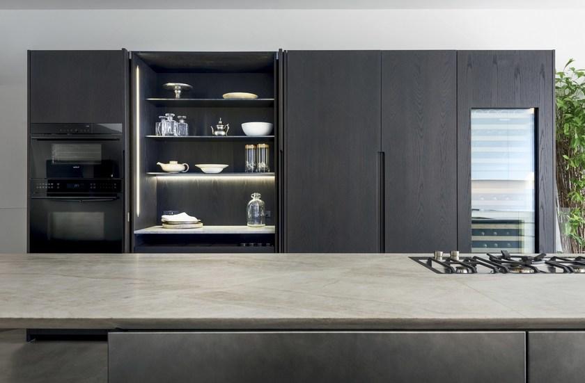 TM Italia Cucine Кухня из камня, оксидированной стали и коричневого дуба sun-id-1396203 - Вид №2