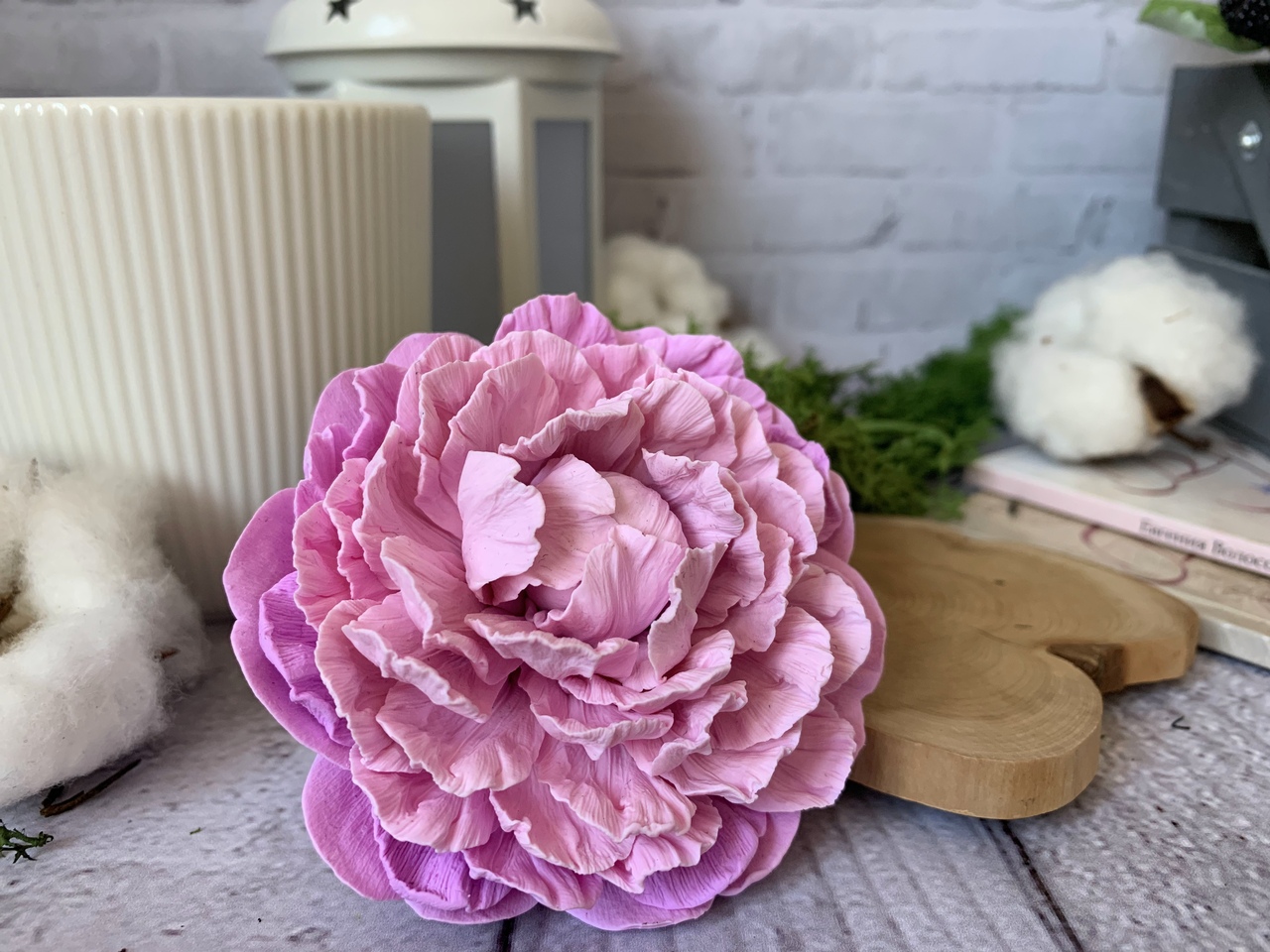 10647 Форма "Пион пушистый S" силикон HobbyPage 