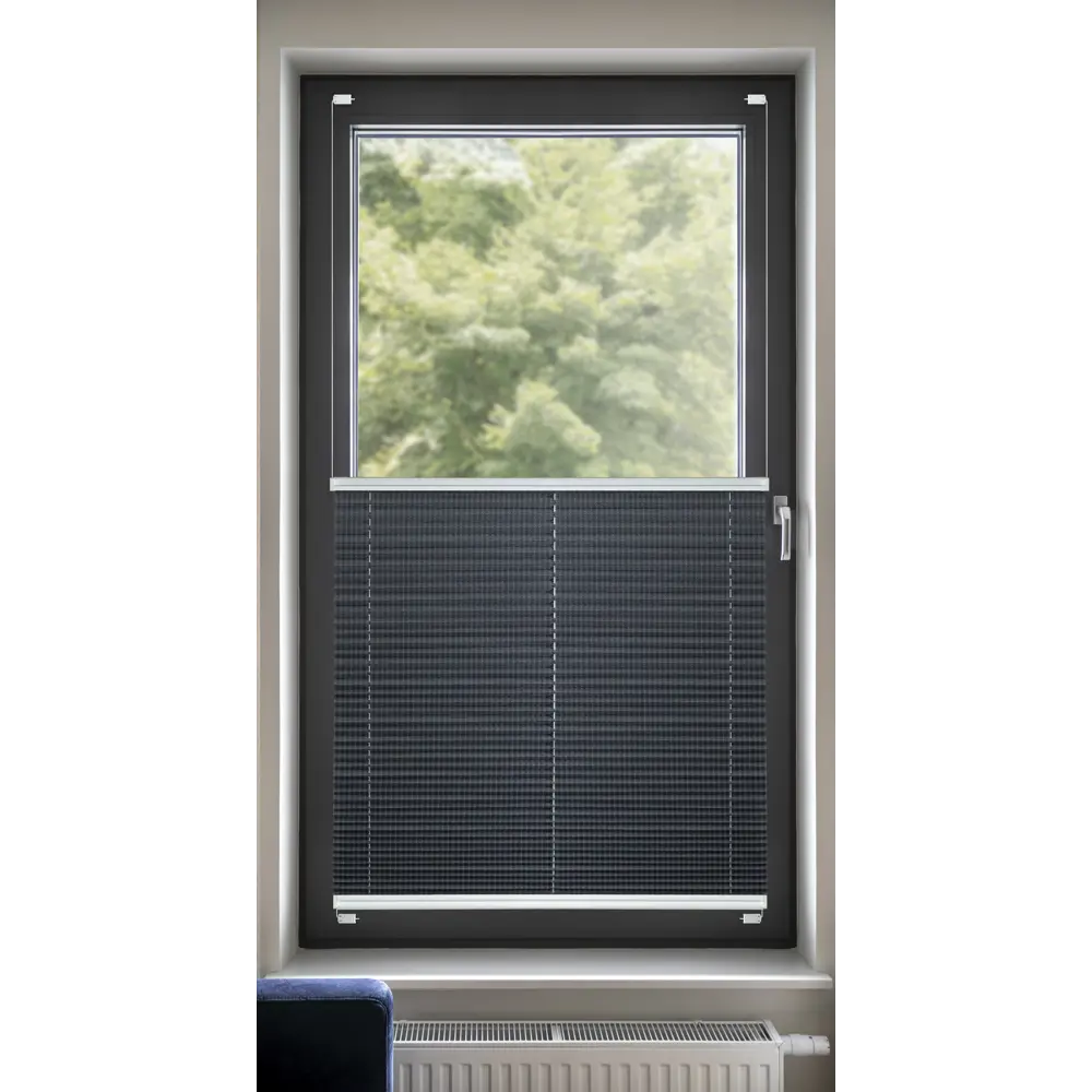 Штора плиссе 65x170 см жаккард графитовая 89411371 STLM-2107419 Santreyd  - Вид №11