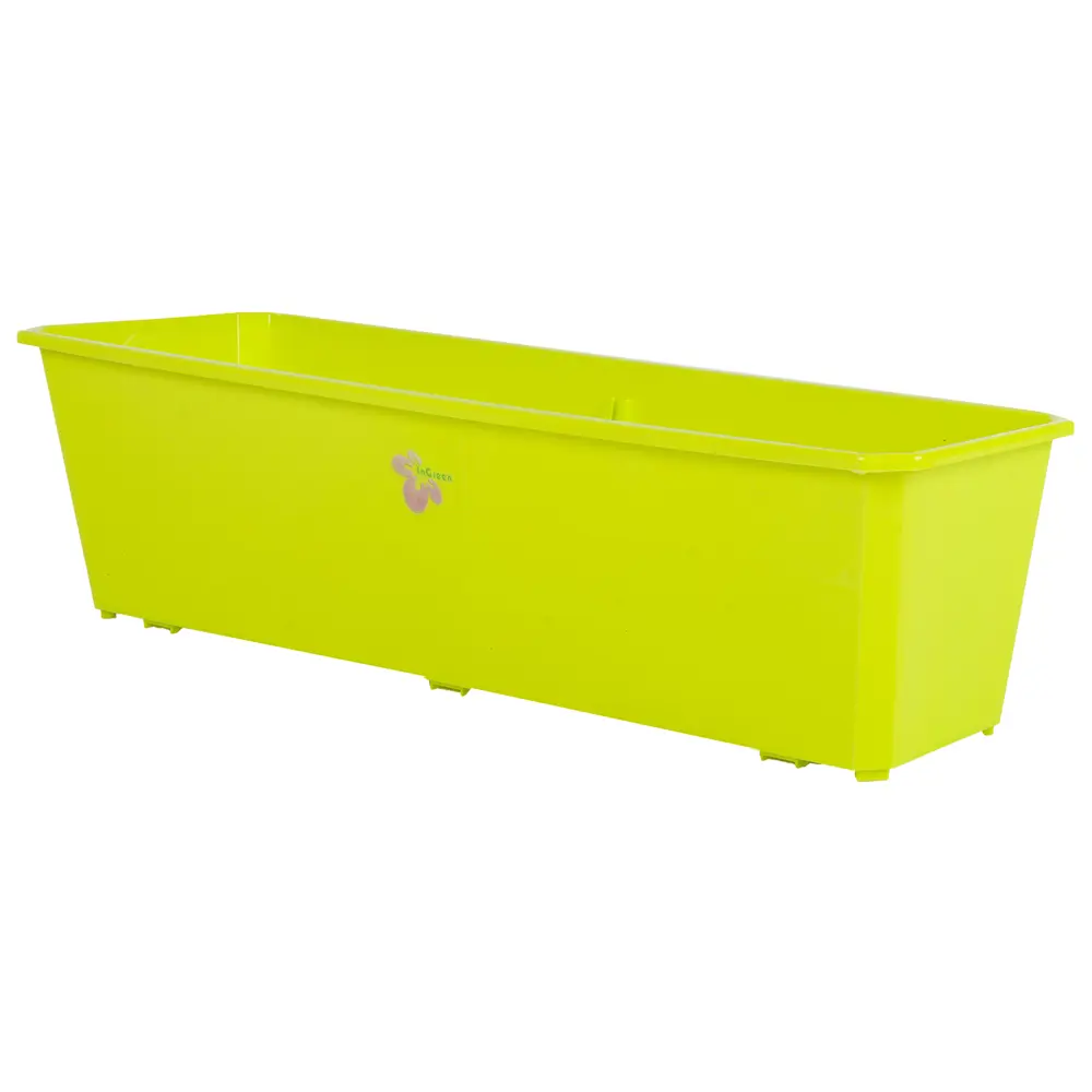 Ящик балконный 60х17х15 см, 10.5 л, пластик, Зеленый 18006689 STLM-2045510 INGREEN 