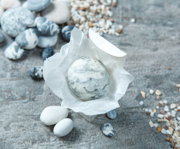 7228 Твердый шампунь "Cedar bio shampoo" Вкусляндия  - Вид №2