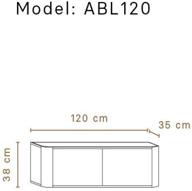 Momocca Прямоугольная деревянная консоль Adara Abl120 / abl120p / abl120p2 - Вид №1