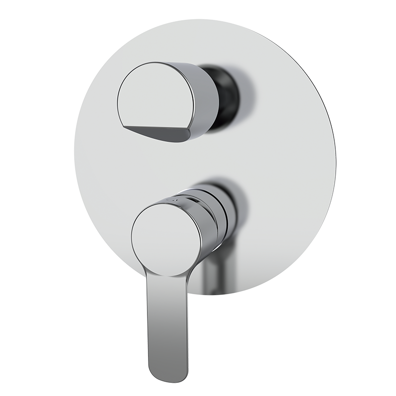 15135150 BASIC Встроенный смеситель с переключателем Хром GRB MIXERS 