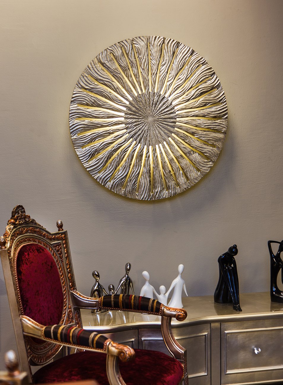 Панно декоративное золото INCIPIENT IN SHAPE INCIPIENT 00-3860083 Золото  - Вид №5