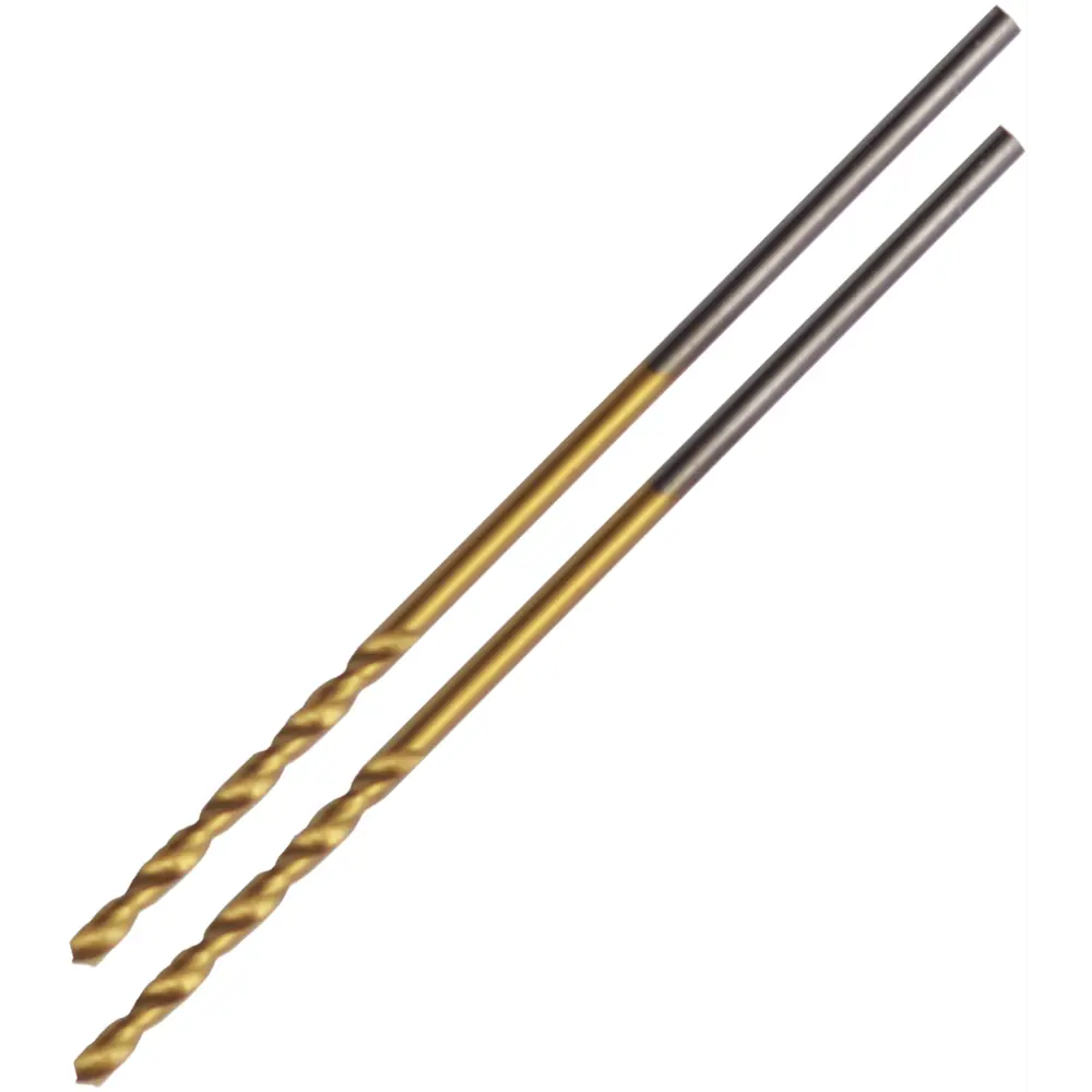 Сверло спиральное по металлу HSS-Co Hilberg CO015 1.5×40 мм (2 шт.) 89387088 STLM-1564349