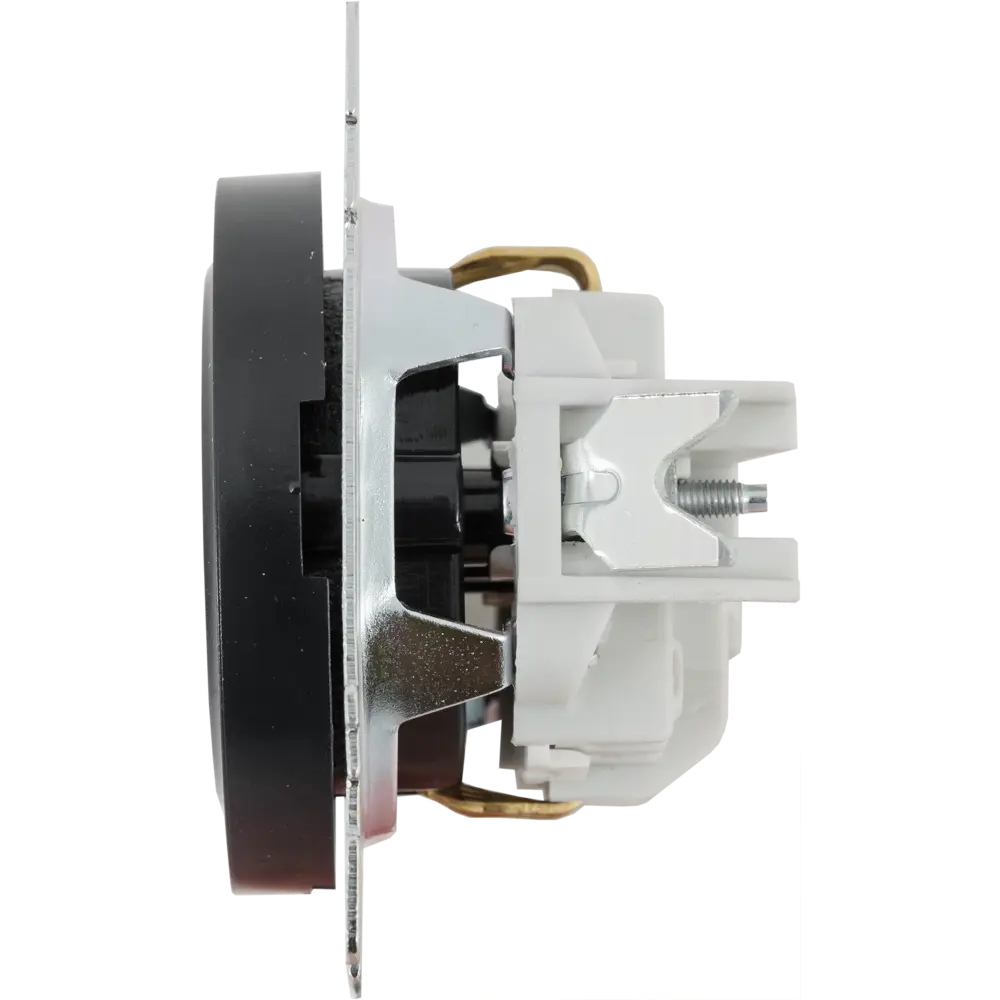 Розетка встраиваемая Onekey Florence с заземлением, цвет чёрный 82127005 STLM-2067996 ONEKEYELECTRO - Вид №5