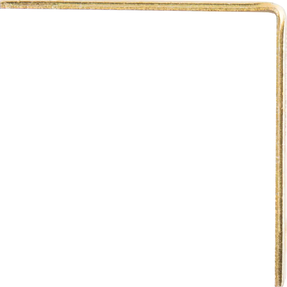 Уголок мебельный GAH ALBERTS KSZ 50x50x15x1.75 желтый цинк 16965780 STLM-2200295  - Вид №2