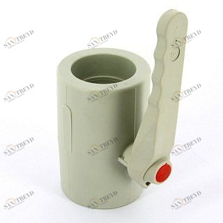 Кран 75 полипропилен шаровой ручка FV-PLAST 301075