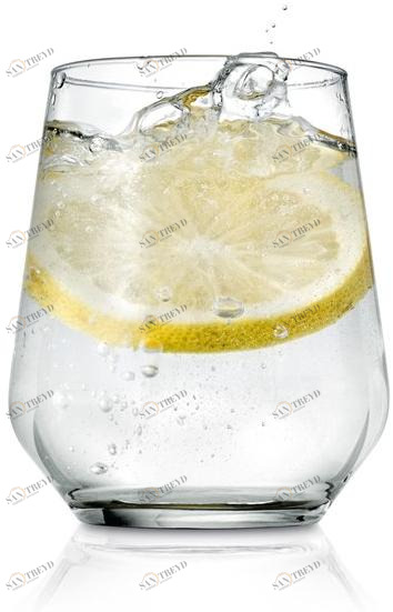 IVV Набор из 2 прозрачных стеклянных стаканов для воды Tasting hour 8067.2