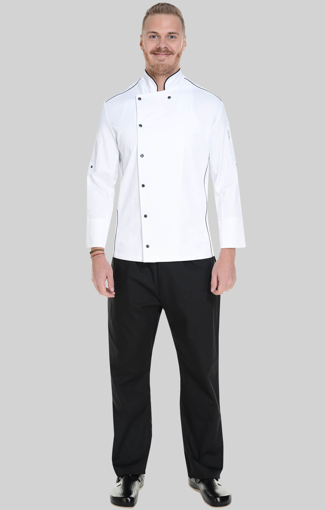 62615 Китель поварской white RICON  Одежда для поваров  размер 50 (L)  - Вид №5