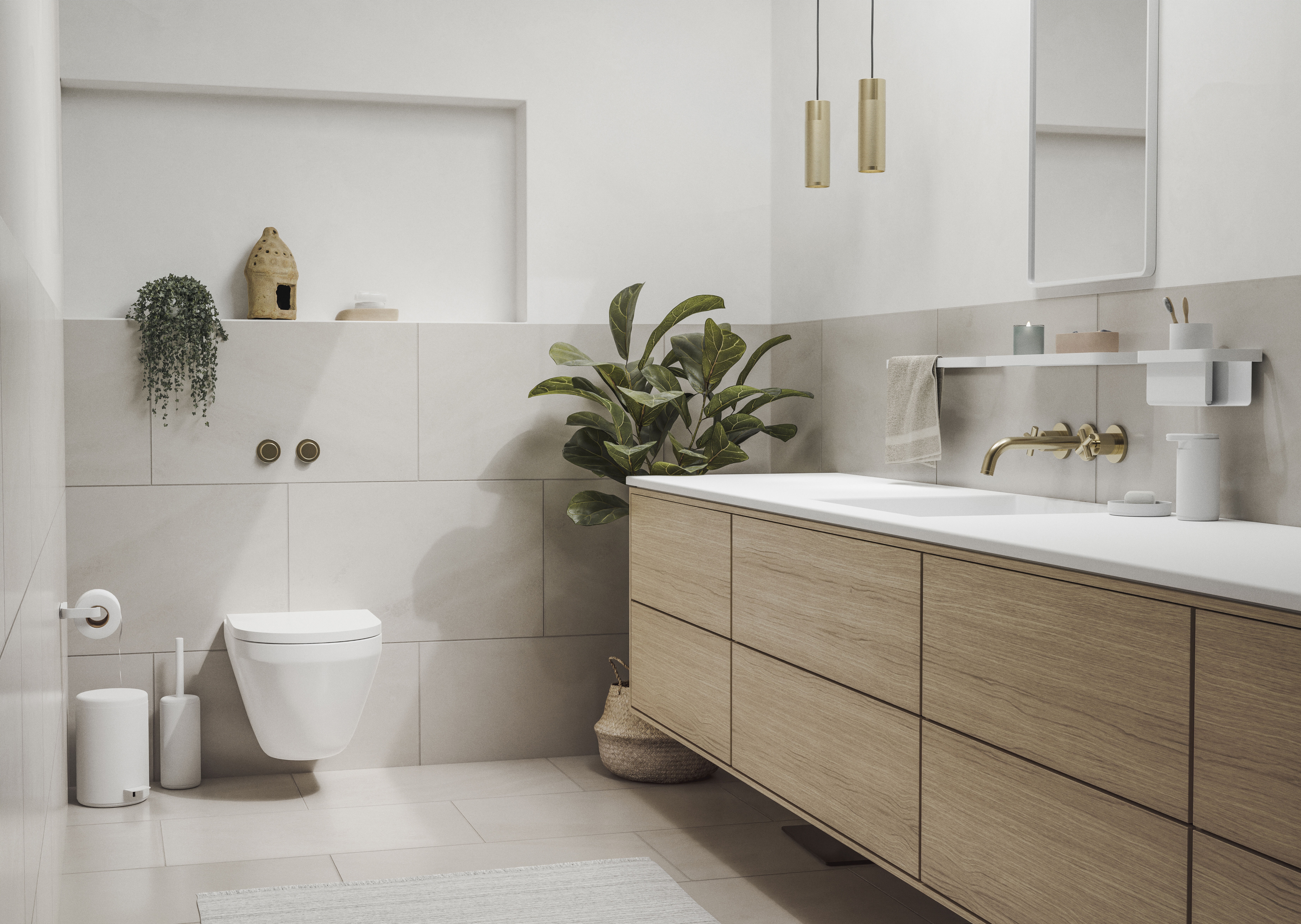 14480 щетка для унитаза Zone Denmark Rim - Вид №1