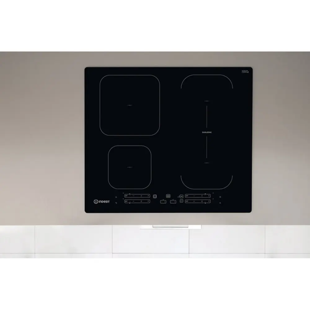 Варочная панель индукционная Indesit IB 65B60 NE 4 конфорки 59x51 см цвет чёрный 82597940 STLM-2042994  - Вид №5