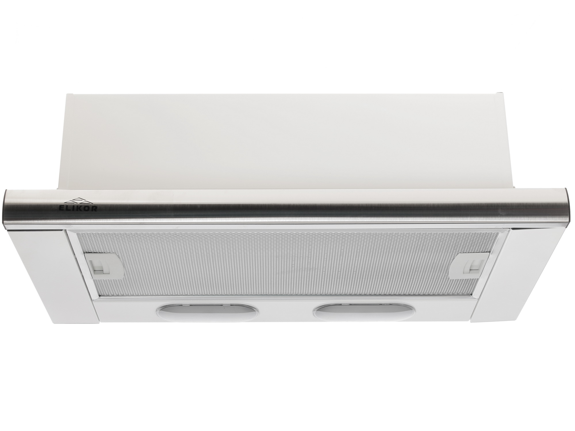 1040563 Вытяжка телескопическая ELIKOR Интегра 60П-400-В2Л белый/серебристый STDN-0109606 - Вид №1