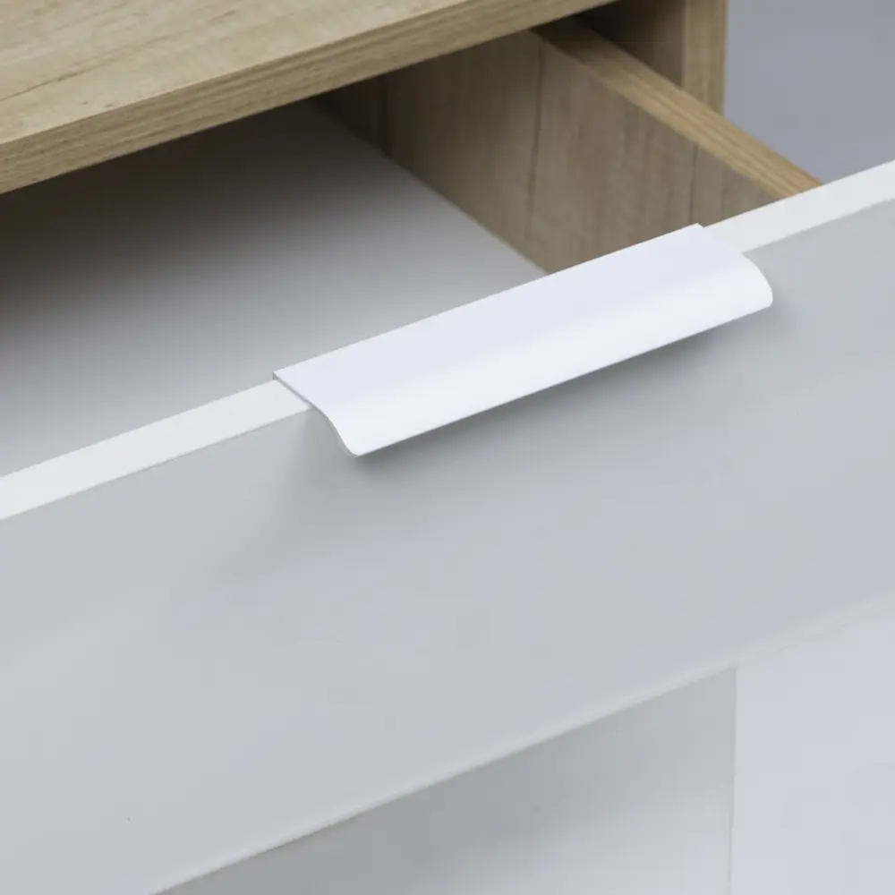 Мебельная ручка-профиль Monblan белый 160 мм 87684423 STLM-2092631 AKS  - Вид №6