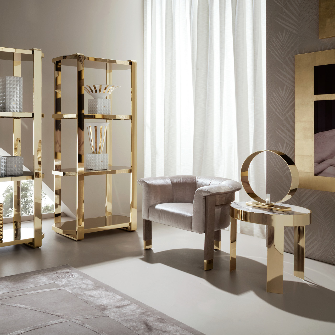 GRST245 Infinity круглая настольная лампа Magda - giorgio collection Декор - Вид №3