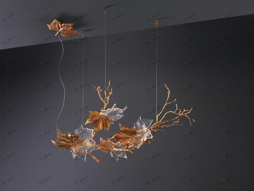 Serip Подвесной светильник из бронзы ручной работы Folio Ct3396/6