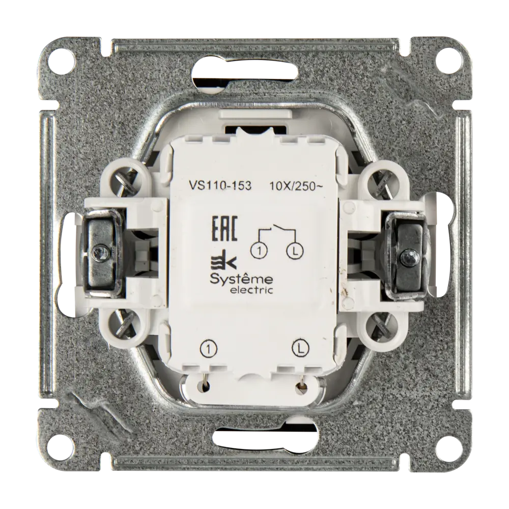 SYSTEME ELECTRIC W59 - Выключатель одноклавишный с подсветкой, графит 82797978 STLM-0036022 - Вид №4