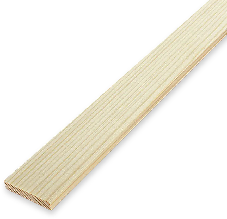 АРЕЛАН Рейка декоративная из массива сосны 5x29x1000 мм 84460741