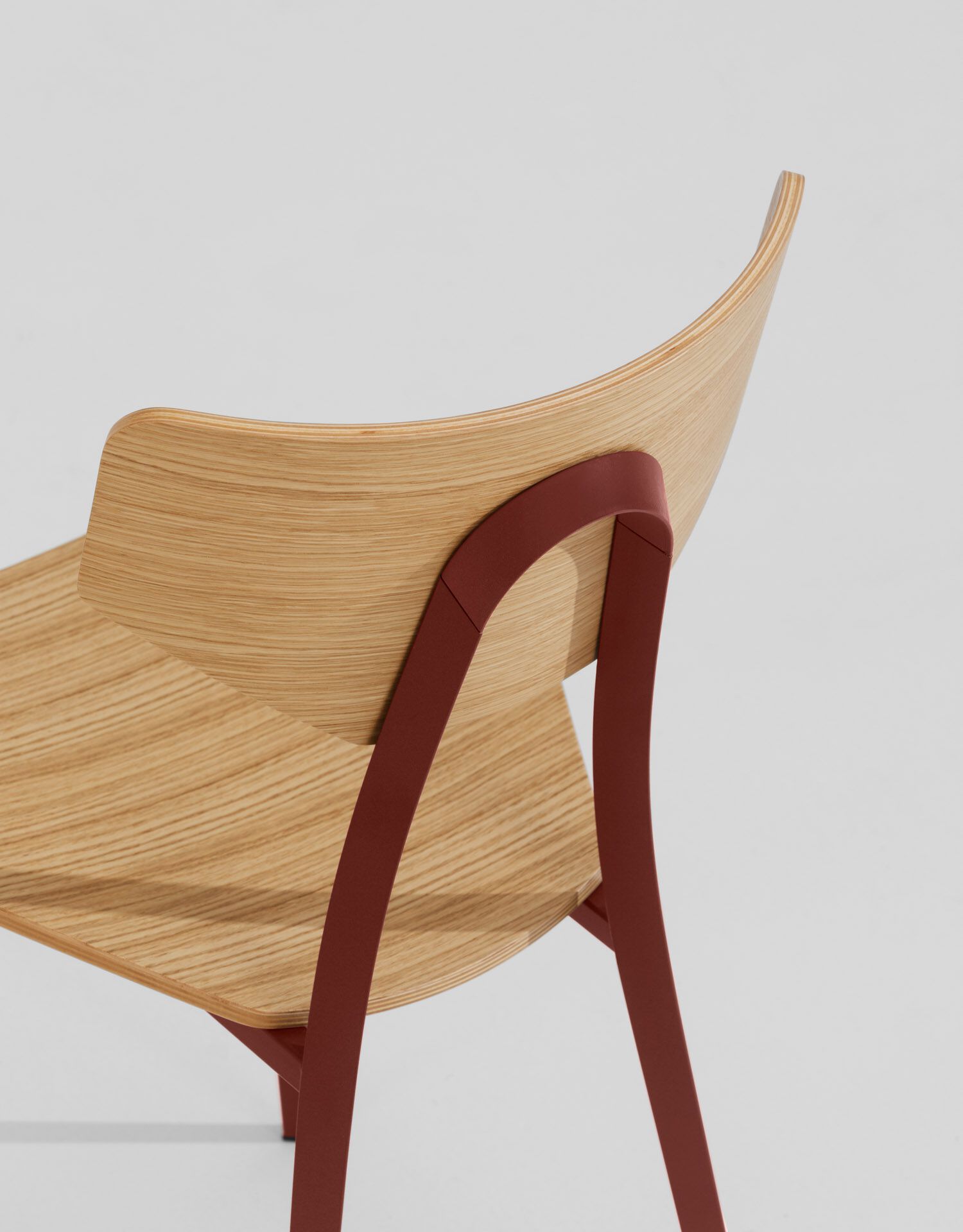 Стул с деревянным сиденьем и спинкой Midj Tosca ARCH-00120084 - Вид №2