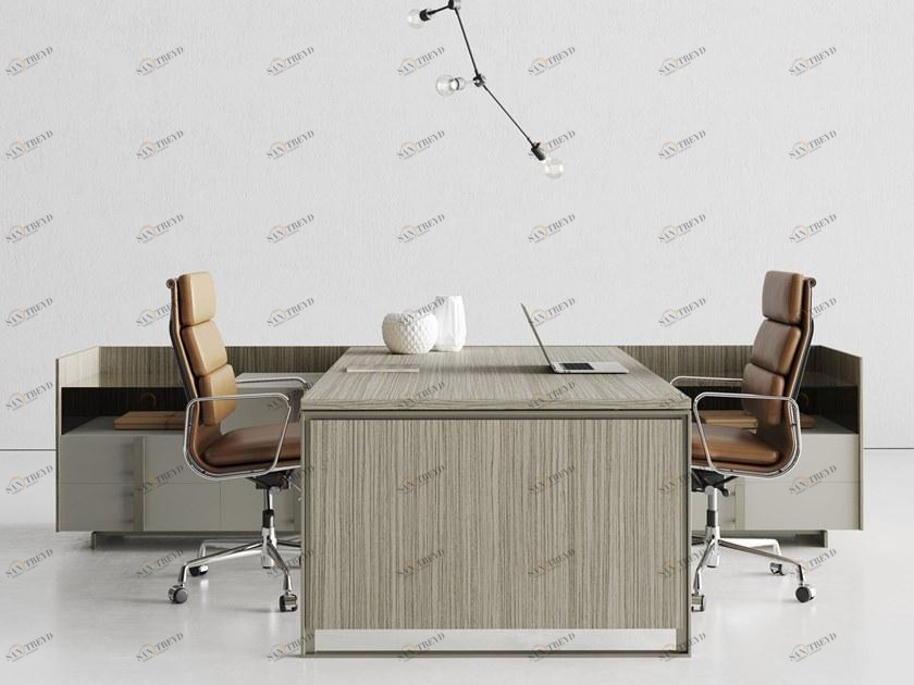 CUF Milano Стол из ламината с двойным рабочим местом с надставкой Magenta Ma 31