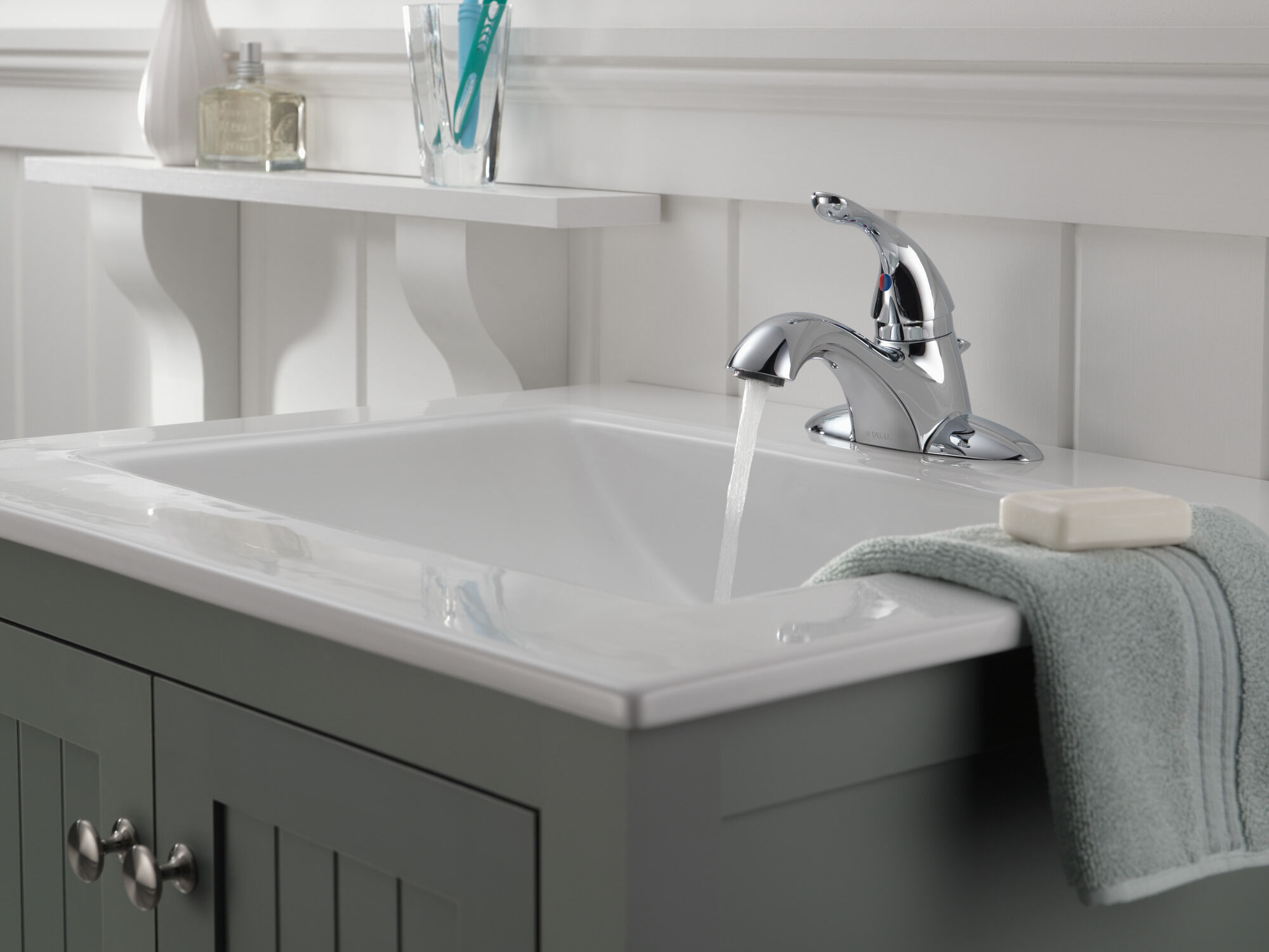 520-PPU-DST Смеситель для ванной комнаты с одной ручкой Delta Faucet Classic Хром - Вид №2