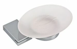 Мыльница стеклянная Novaservis Metalia 9 0936.0 хром