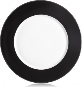 10641818 Lenox Тарелка подстановочная Lenox "Маркеса" 30см (чёрная) Фарфор костяной