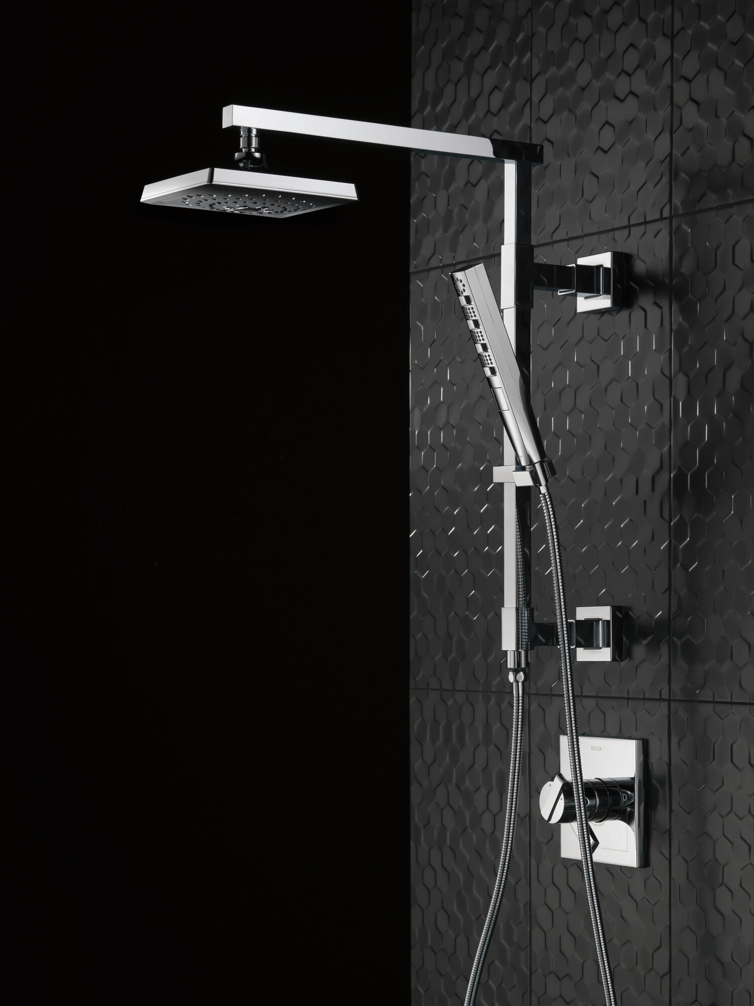 58410-PN Душевая колонна угловая 18 дюймов Delta Faucet Universal Showering Полированный никель  - Вид №22