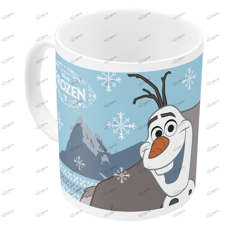 Кружка керамическая "Холодное сердце. Олаф и Свен", 325 мл STOR ХОЛОДНОЕ СЕРДЦЕ 335723 Голубой Santreyd 