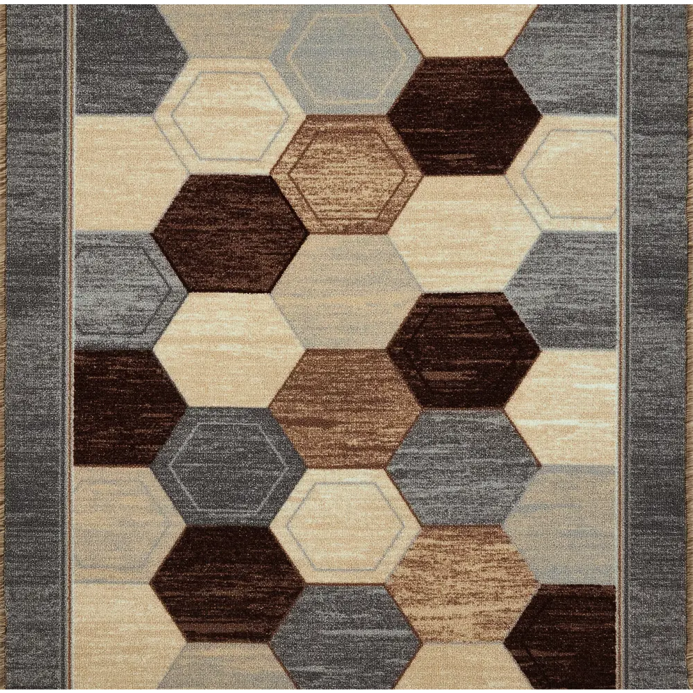 Ковровая дорожка полиамид/войлок Торения 1 м цвет коричневый ВИТЕБСКИЕ КОВРЫ STLM-2164946