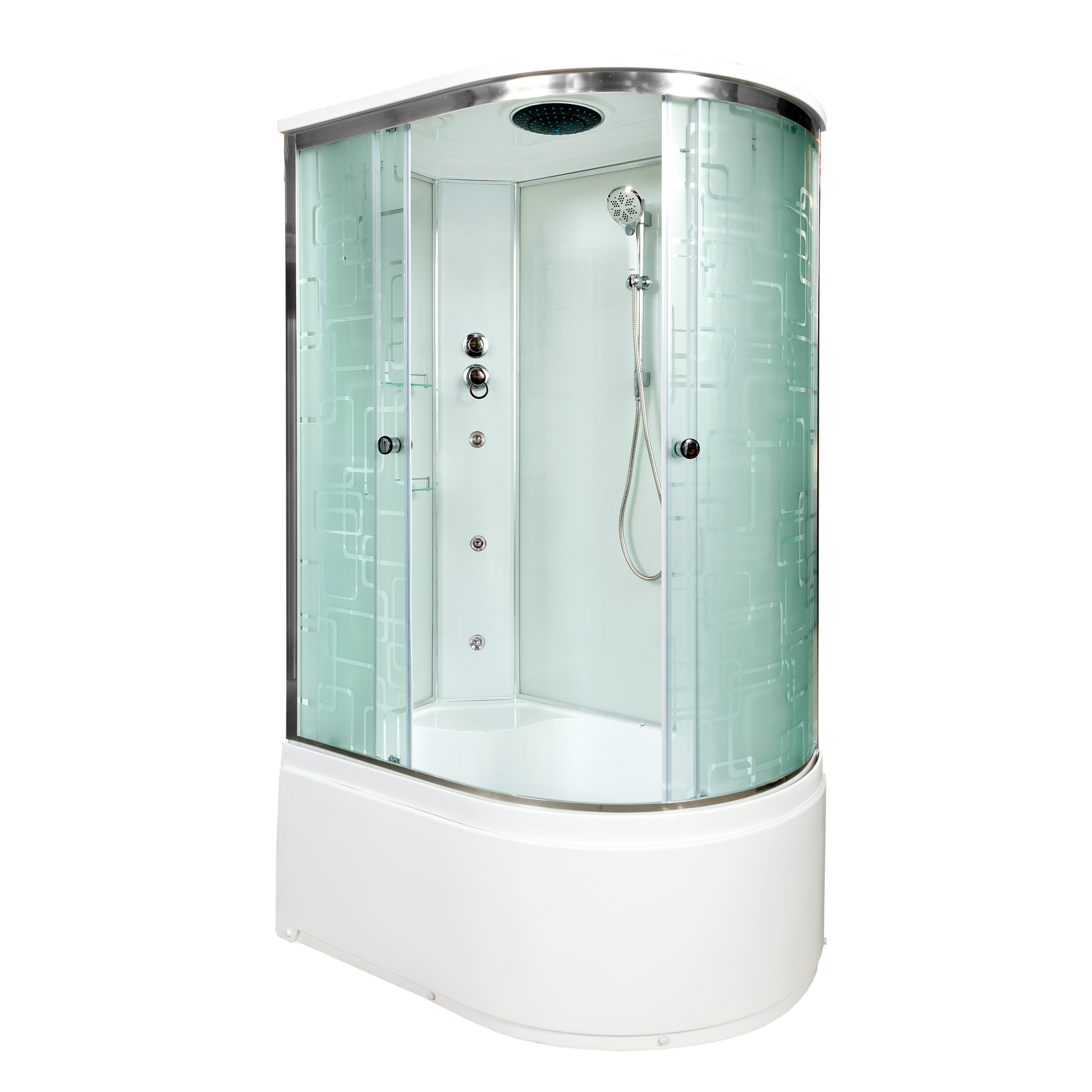 D272 L Душевая кабина DETO Серия D ЕМ4512 L с гидромассажем (гм.) - Вид №1